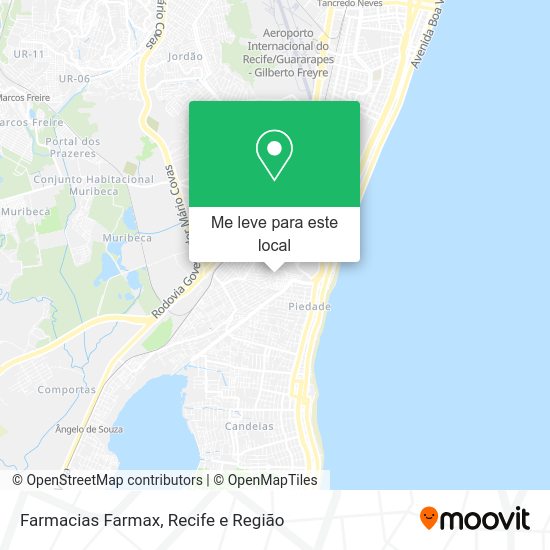 Farmacias Farmax mapa