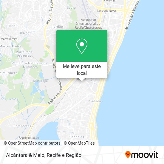 Alcântara & Melo mapa