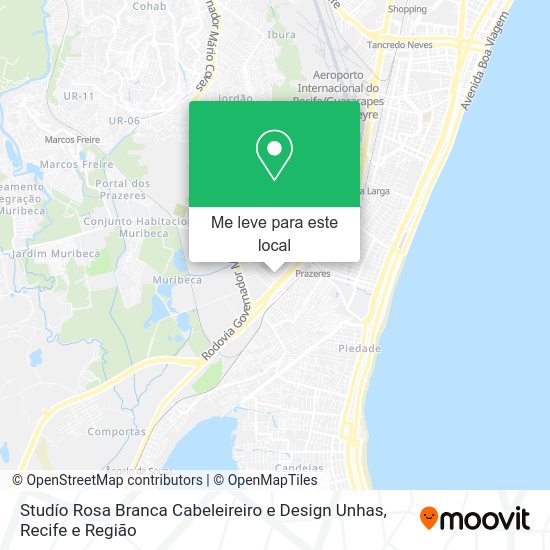 Studío Rosa Branca Cabeleireiro e Design Unhas mapa