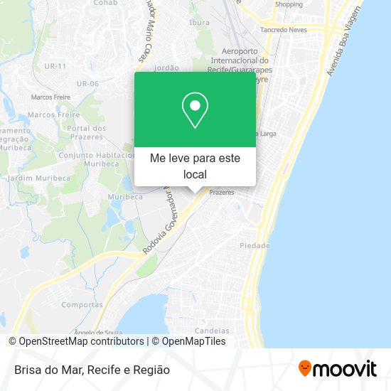 Brisa do Mar mapa