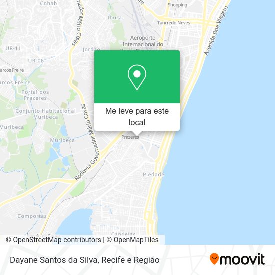 Dayane Santos da Silva mapa