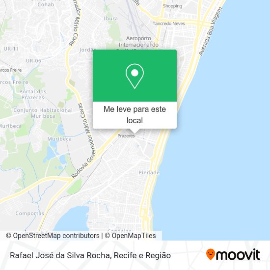 Rafael José da Silva Rocha mapa