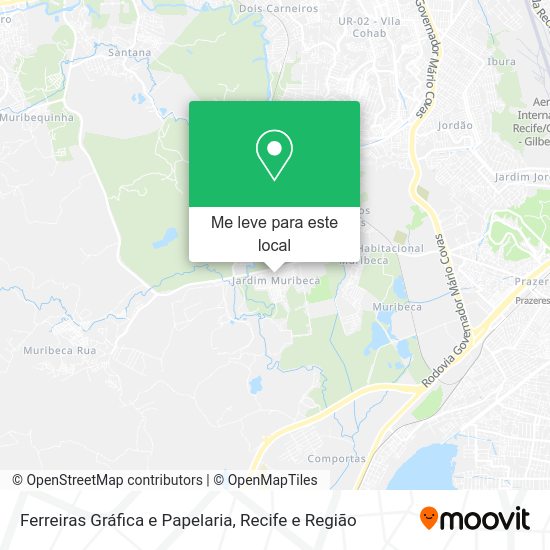 Ferreiras Gráfica e Papelaria mapa