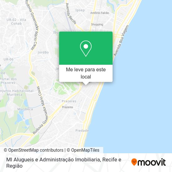 Ml Alugueis e Administração Imobiliaria mapa