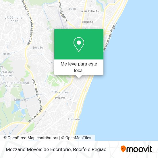 Mezzano Móveis de Escritorio mapa