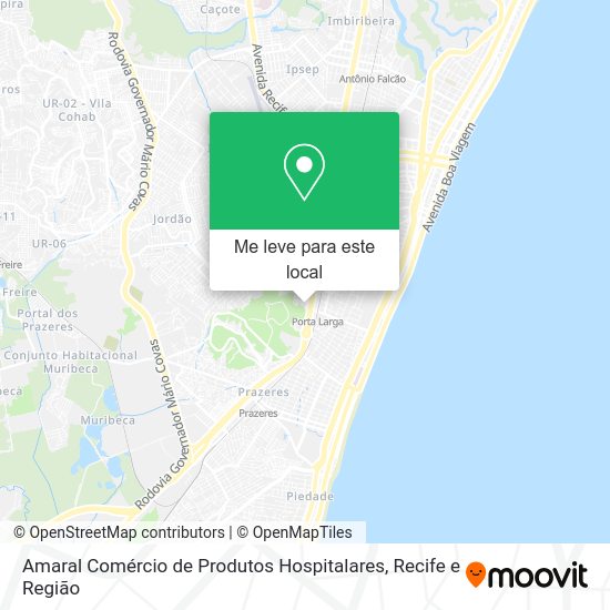 Amaral Comércio de Produtos Hospitalares mapa