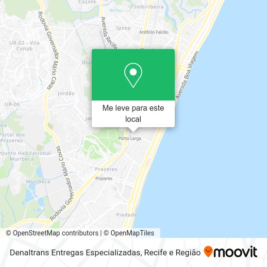 Denaltrans Entregas Especializadas mapa