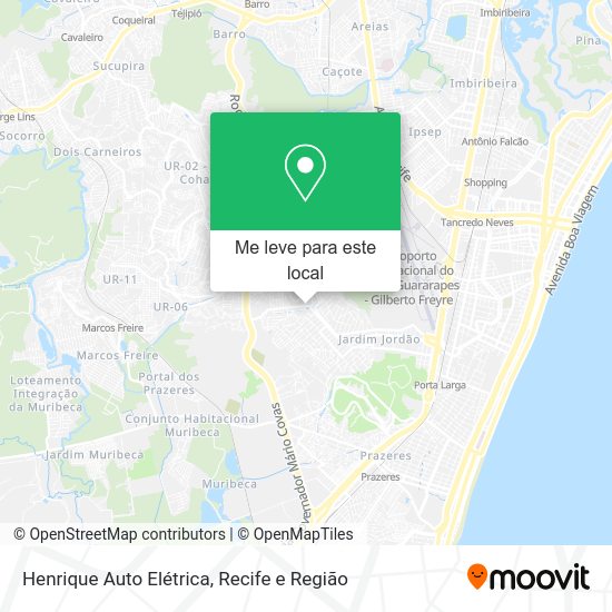 Henrique Auto Elétrica mapa
