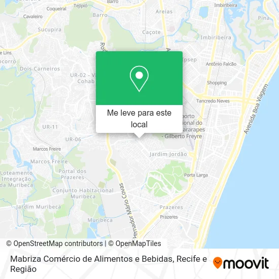 Mabriza Comércio de Alimentos e Bebidas mapa