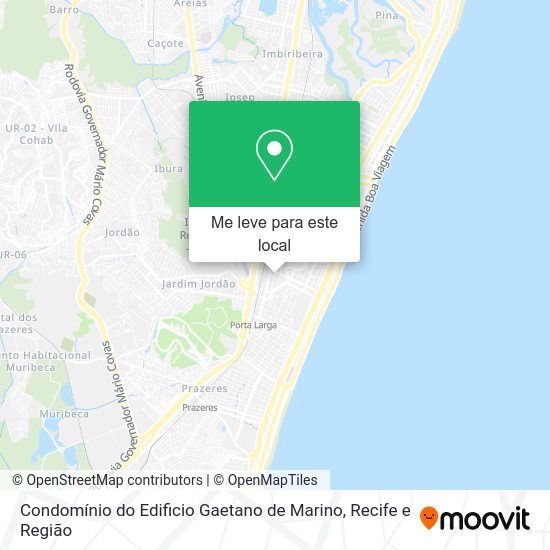 Condomínio do Edificio Gaetano de Marino mapa