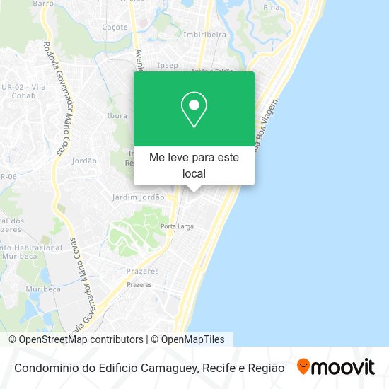 Condomínio do Edificio Camaguey mapa
