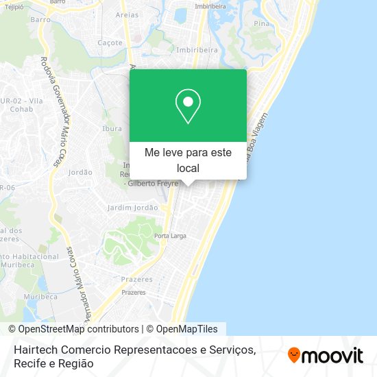 Hairtech Comercio Representacoes e Serviços mapa