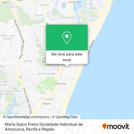 Maria Dulce Freire Sociedade Individual de Advocacia mapa