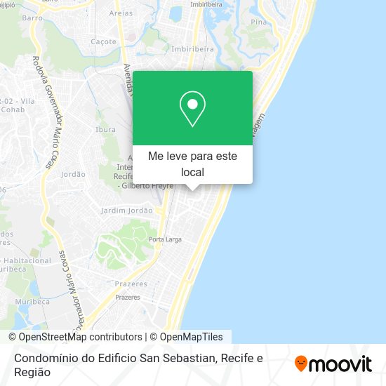 Condomínio do Edificio San Sebastian mapa