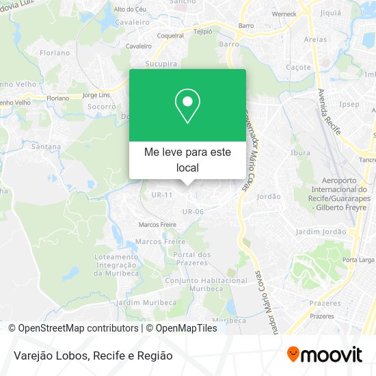 Varejão Lobos mapa