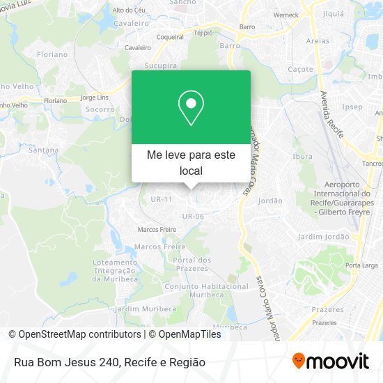 Rua Bom Jesus 240 mapa