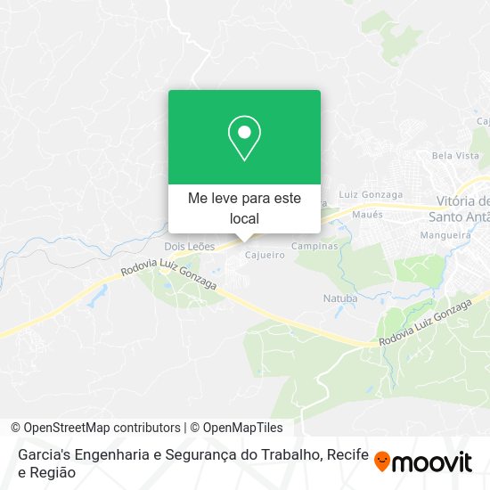 Garcia's Engenharia e Segurança do Trabalho mapa