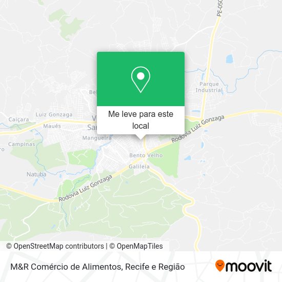 M&R Comércio de Alimentos mapa