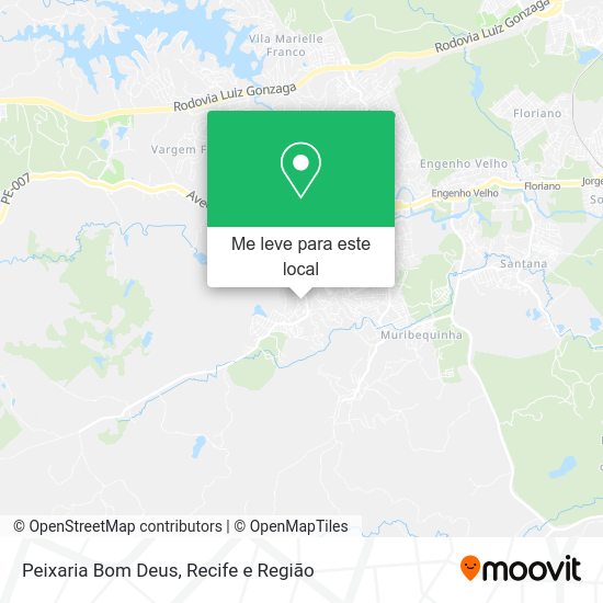 Peixaria Bom Deus mapa
