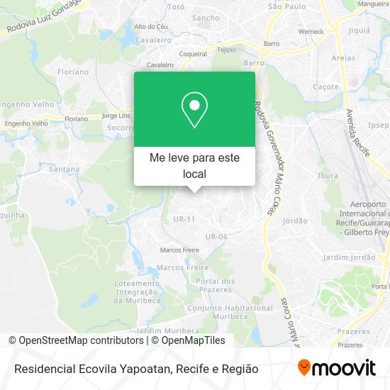 Residencial Ecovila Yapoatan mapa