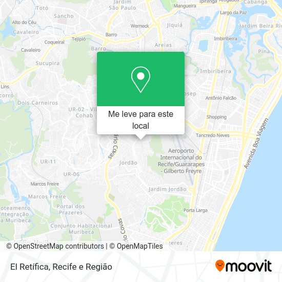 El Retífica mapa