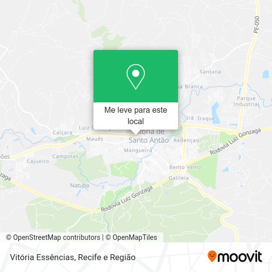 Vitória Essências mapa