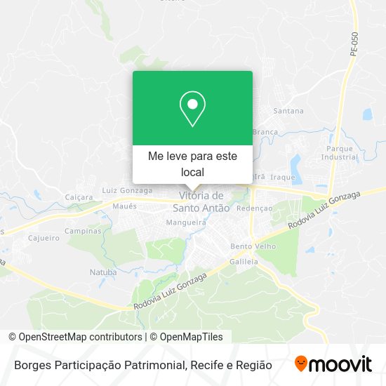 Borges Participação Patrimonial mapa