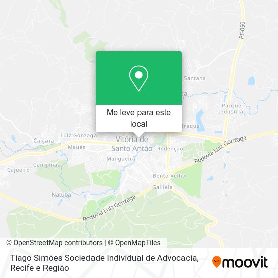 Tiago Simões Sociedade Individual de Advocacia mapa