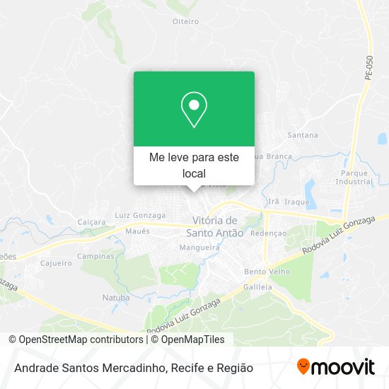 Andrade Santos Mercadinho mapa