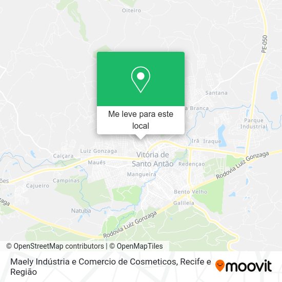 Maely Indústria e Comercio de Cosmeticos mapa