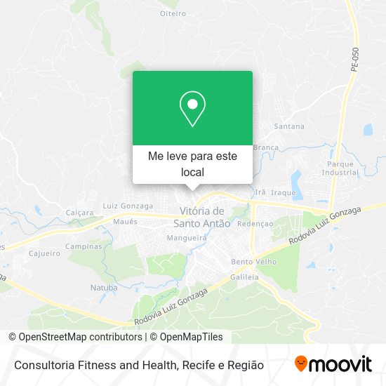 Consultoria Fitness and Health mapa
