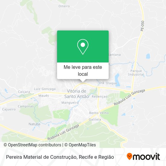 Pereira Material de Construção mapa