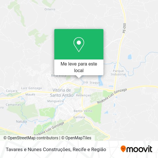Tavares e Nunes Construções mapa