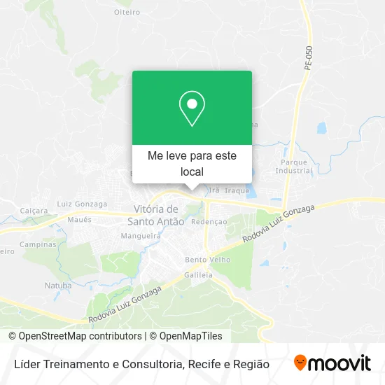 Líder Treinamento e Consultoria mapa