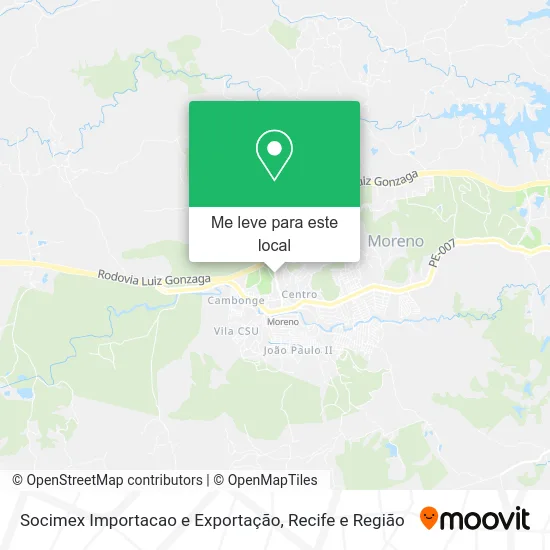 Socimex Importacao e Exportação mapa