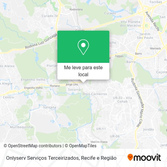 Onlyserv Serviços Terceirizados mapa