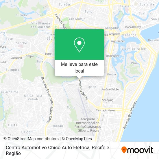 Centro Automotivo Chico Auto Elétrica mapa