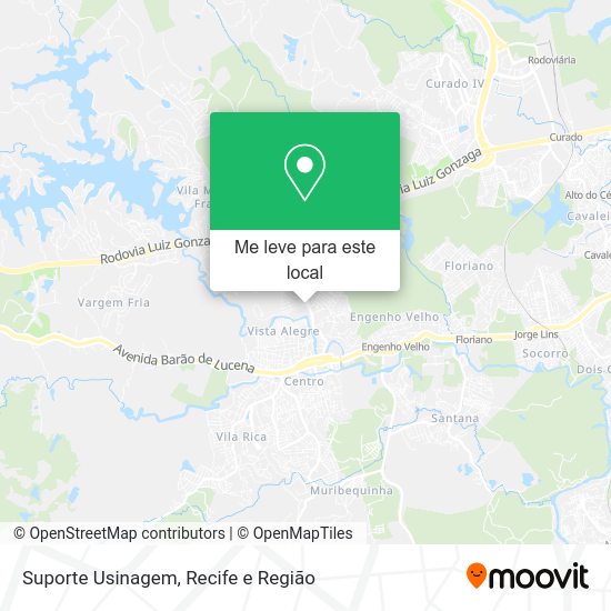 Suporte Usinagem mapa