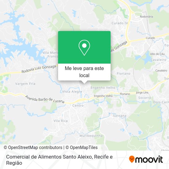 Comercial de Alimentos Santo Aleixo mapa