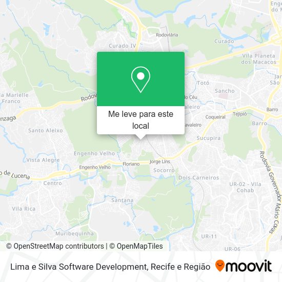 Lima e Silva Software Development mapa