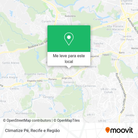 Climatize Pé mapa