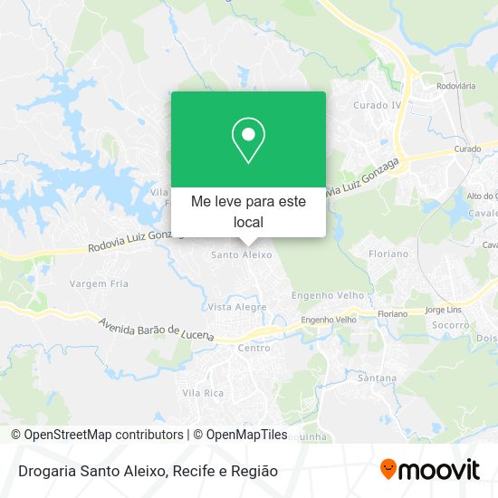 Drogaria Santo Aleixo mapa