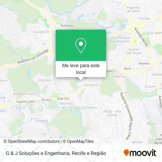 G & J Soluções e Engenharia mapa