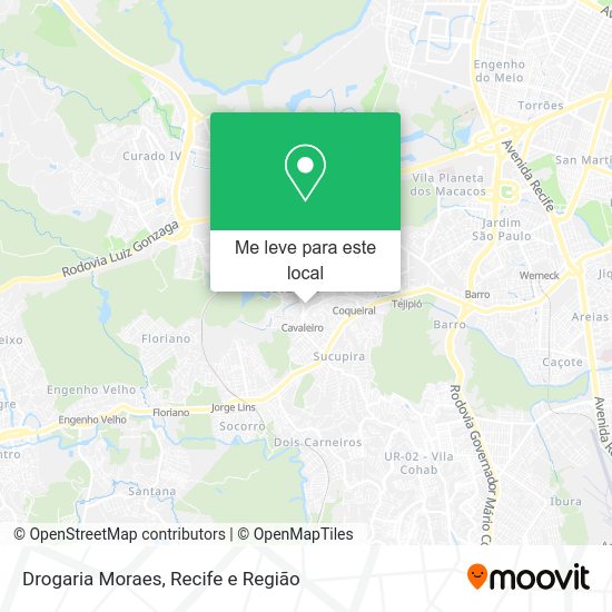 Drogaria Moraes mapa