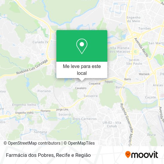 Farmácia dos Pobres mapa