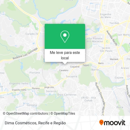 Dima Cosméticos mapa
