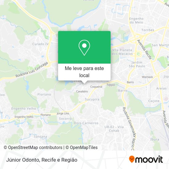 Júnior Odonto mapa