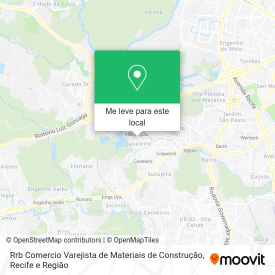 Rrb Comercio Varejista de Materiais de Construção mapa