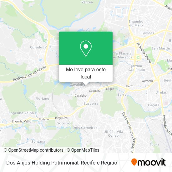 Dos Anjos Holding Patrimonial mapa