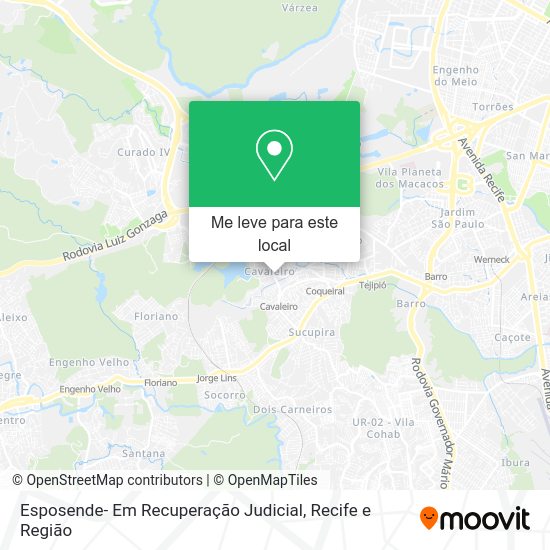 Esposende- Em Recuperação Judicial mapa